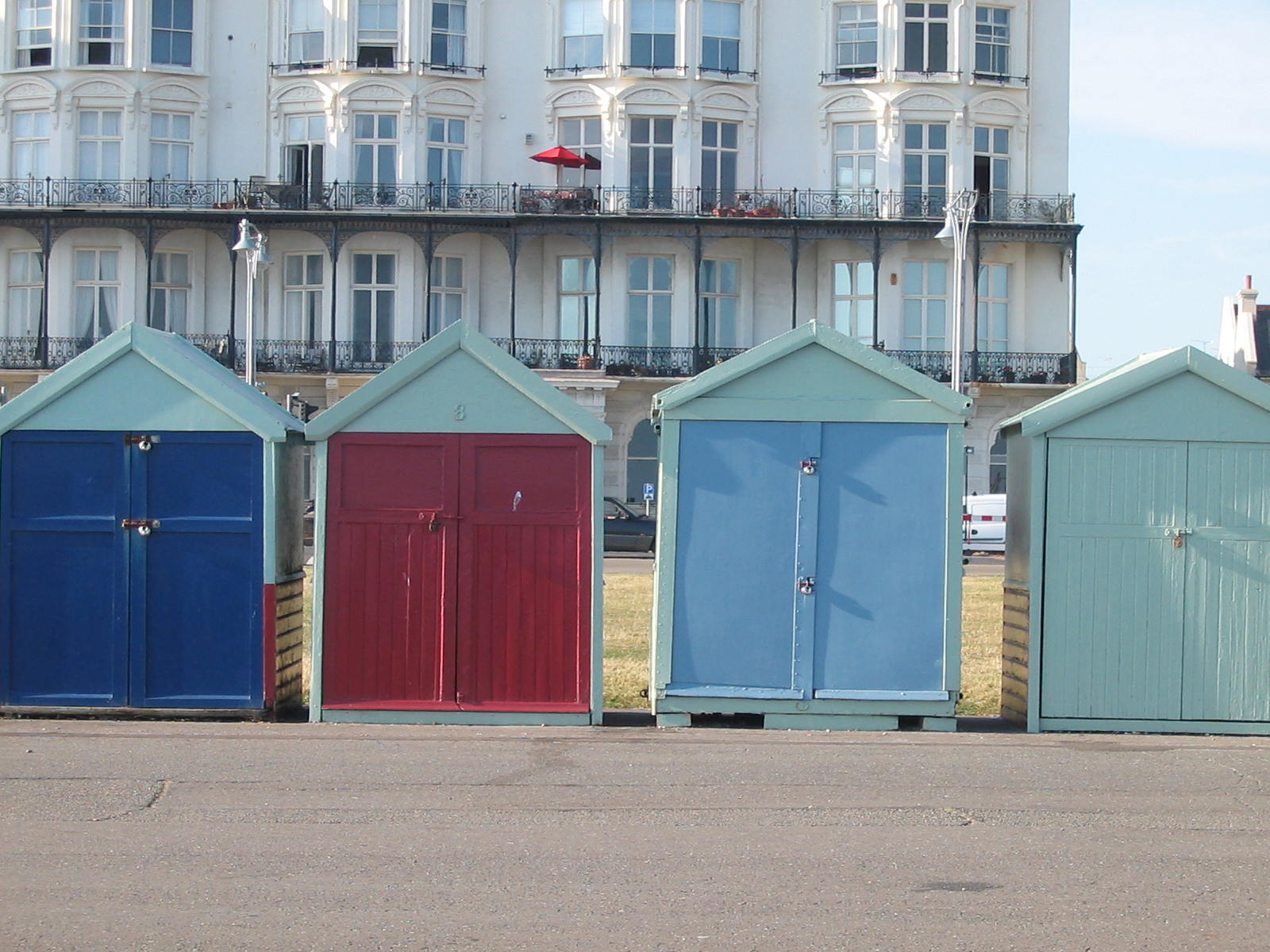 Beach huts